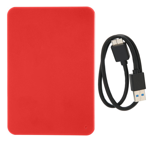 Unidad Externa De Disco Duro Móvil Rojo De 1 Tb Hdd Usb 3.0