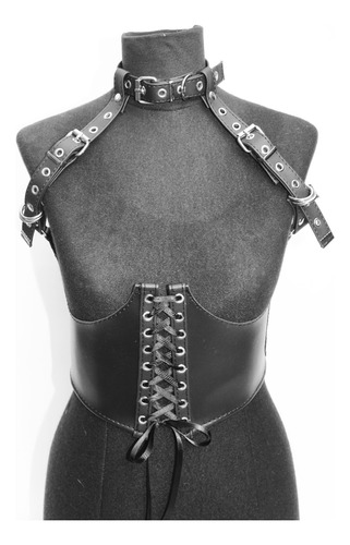 Underbust Corset Ecocuero Hela Lenceria - Vegano