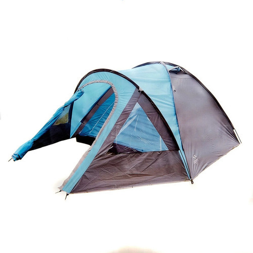 Carpa 6 Personas Lluvia Paine Mar Del Plata Color Azul/Gris