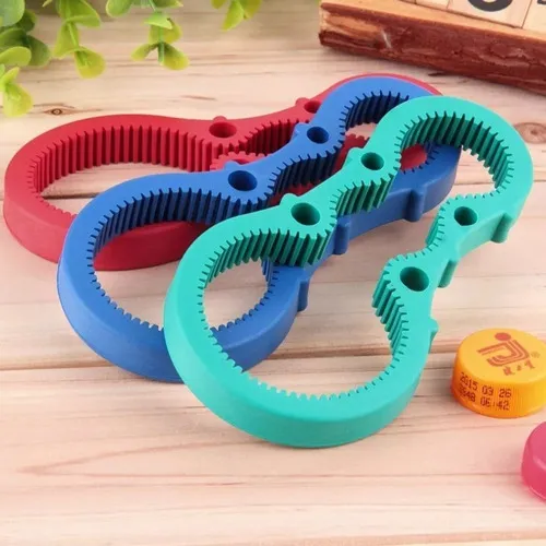 Set 3 Abridor Destapador Tapa Rosca Frasco Botella Ajustable Color Al Azar