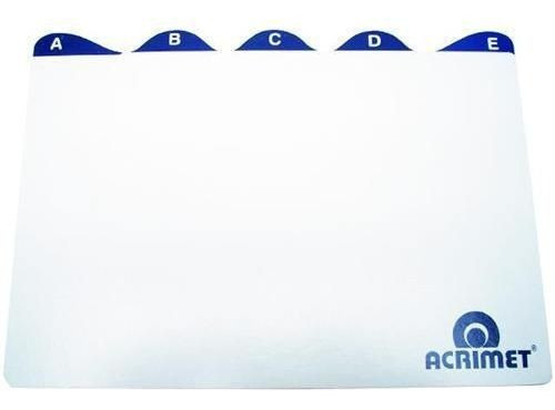 Imagem 1 de 1 de Indice Acrimet De Az Para Fichario De Mesa 6x9 Ref 634.0