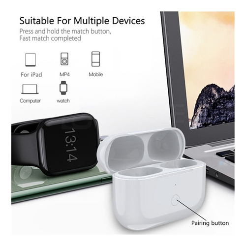 Funda De Carga Inalámbrica De Repuesto Para Airpod Pro, Auri