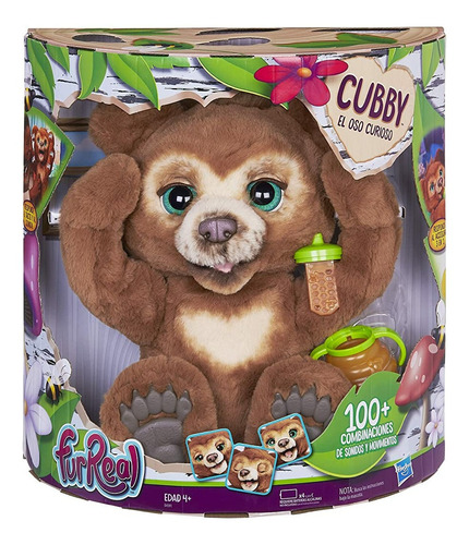 Furreal Friends Cubby El Oso Curioso Peluche Interactivo