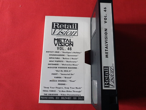 Compilatorio De Videos Metal Vision Vol. 46 Vhs