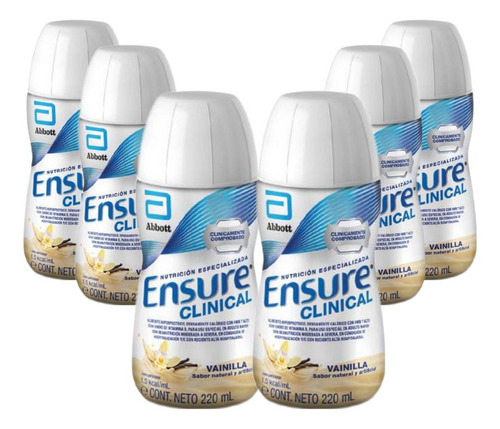 Ensure Líquido Clinical Vainilla 6 X220m - mL a $55