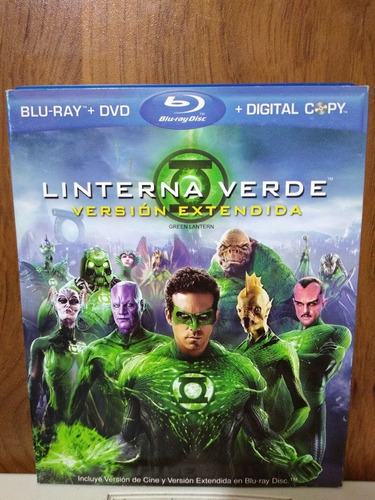 Linterna Verde Versión Extendida Blu Ray + Dvd