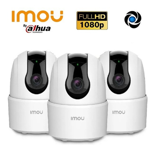 Imagen 1 de 9 de Kit 3 Camara Seguridad Ip Wifi Imou Ranger 2mp Full Hd 360º