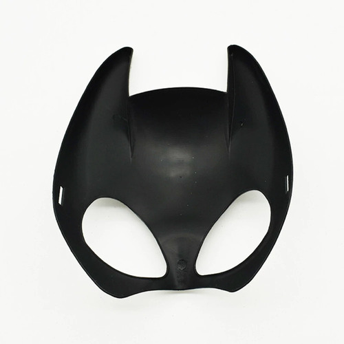 Imagen 2 de 4 de Mascara Careta Antifaz Gato Gatita Negro Sexy Gatubela