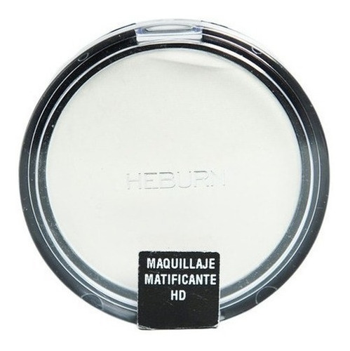 Maquillaje Compacto Matificante Hd Anti Brillo Heburn 