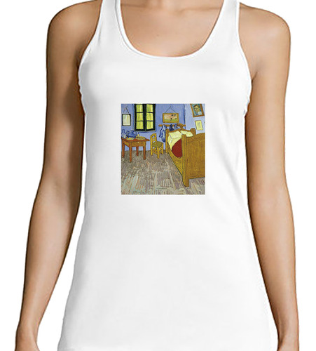 Musculosa Mujer Van Gogh Bedroom In Arle Dormitorio Arte