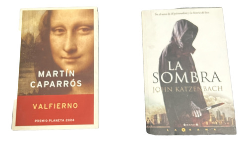 Libros Físicos La Sombra + Valfierno Set X2u Oportunidad