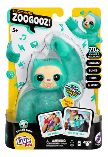 Little Live Pets Mascota Zoogooz Stretchy Interact Int 26478 Rojo