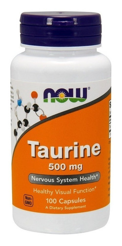 Now - Taurina 500 Mg. 100 Cap (now - Taurine  500mg)