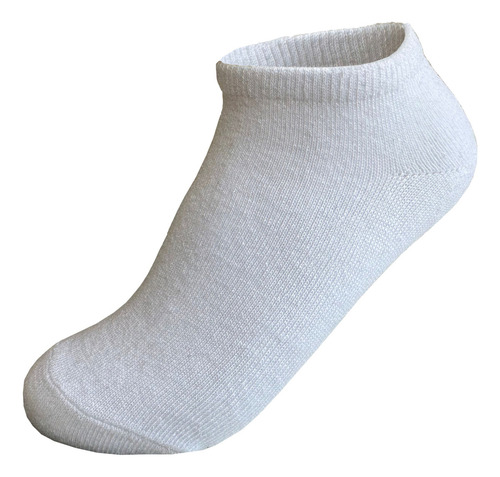 Az. 12 Pares Tin Algodón Blanco/negro Deportivo Unisex Niños