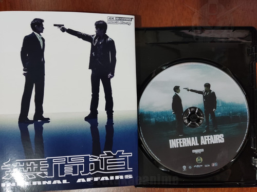 Infernal Affairs Bluray Uhd 4k, Disco Doble Capa 50gigas