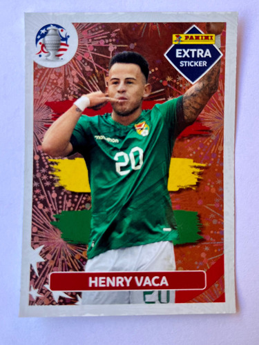 Lámina Extra Sticker Copa America 2024 - Henry Vaca