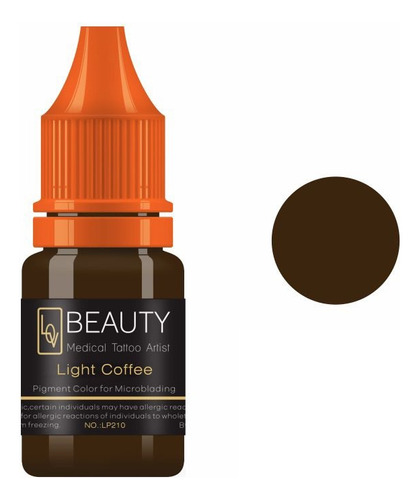 Pigmento Lovbeauty Light Coffee 10 Ml - Micropigmentação