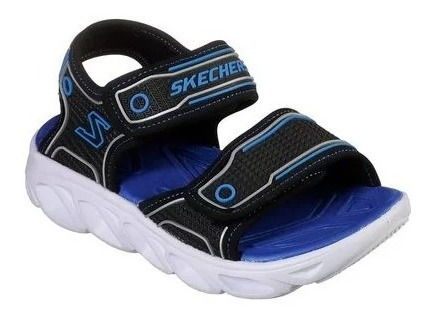 Sandalia Niño Skechers S Lights Hypno Splash 90522l/bkbl