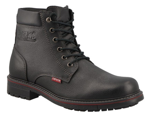 Bota Moda Pr652058 Piel Res Letras Hombre Tobillo Suave