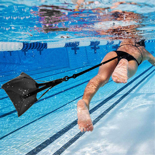Swim Parachute Agility Speed Training Cinturón De M Negro
