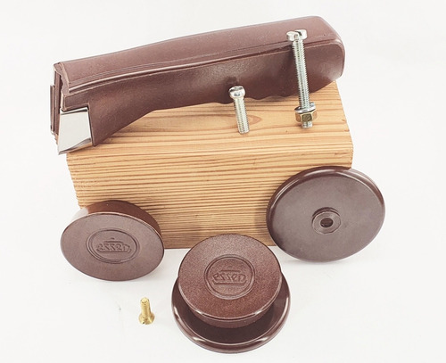 Imagen 6 de 10 de Mango Compatible C Essen + Perilla Base 3 Piezas A Tornillo