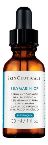 Skinceuticals Silymarin-sérum Antioxidante Para Pele Acneica Momento de aplicação Dia Tipo de pele Oleosa