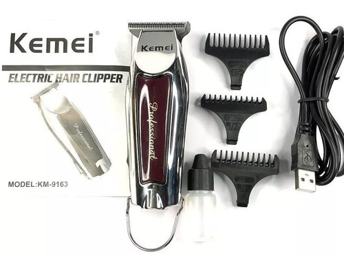 Patillera Kemei Simil Detailer Usb Barberia