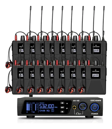 comprar Monitor In Ear  Gc Er102 De 1 Canal 14 Receptores Bluetooth