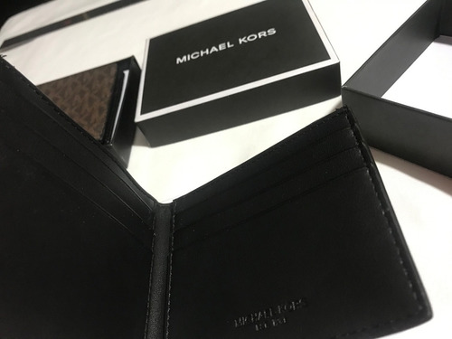 Billetera Michael Kors Hombre Original Mk Usa New York Unica