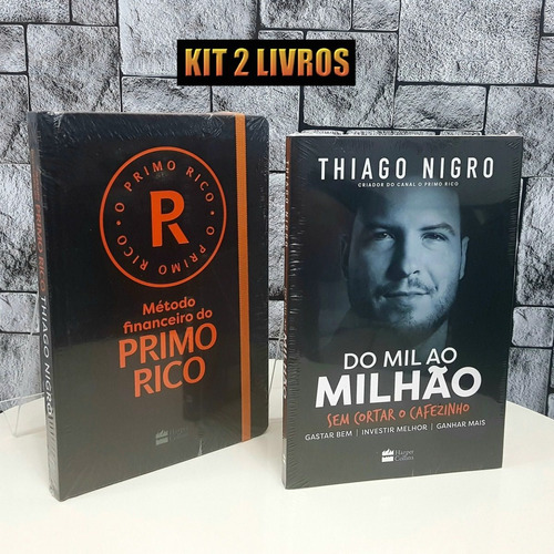 Kit 2 Livros Primo Rico Método Financeiro + Do Mil Ao Milhão
