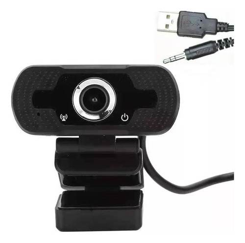Camara Webcam Usb Con Micrófono Teletrabajo Videoconferencia