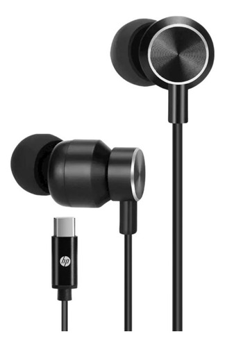 Audífonos Hp Type-c Con Manos Libre Dhh-1127 Pro Black Usb C