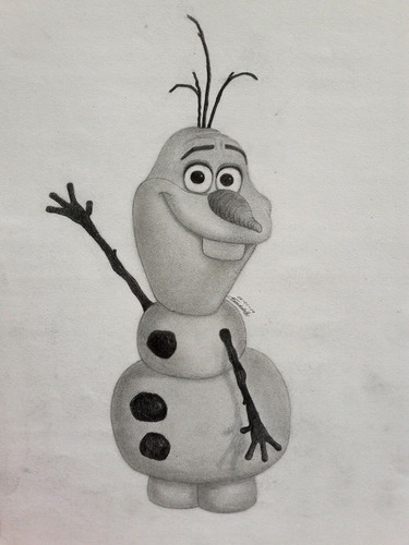 Dibujos A Lápiz Profesionales Olaf ( Frozen )