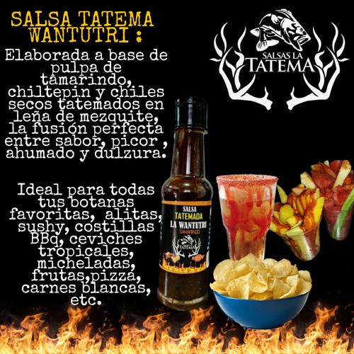 Salsas La Tatema Sabor Tatema Wantutri (paquete De 6 Salsas)