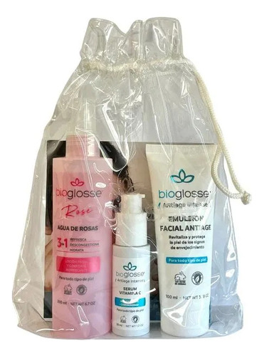 Bioglosse Set Antioxidante Facial 4 Unid