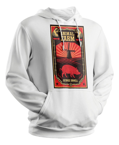 Sudadera Con Capucha Rebelión En La Granja George Orwell Art