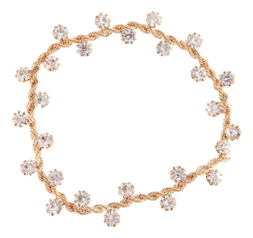 Cadena De Tobilleras Cadena De Pulseras Simples Dorado