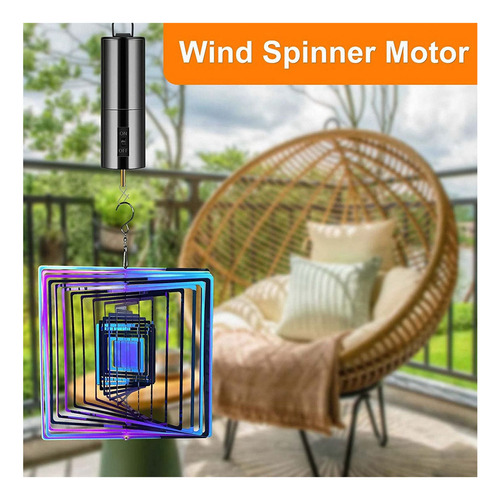 Motor Giratorio De Viento, Pantalla Colgante, Motor De 4 Pie