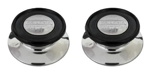 Imagem 2 de 2 de Kit 2 Pomel Pegador Puxador Baquelite Para Tampas De Panela