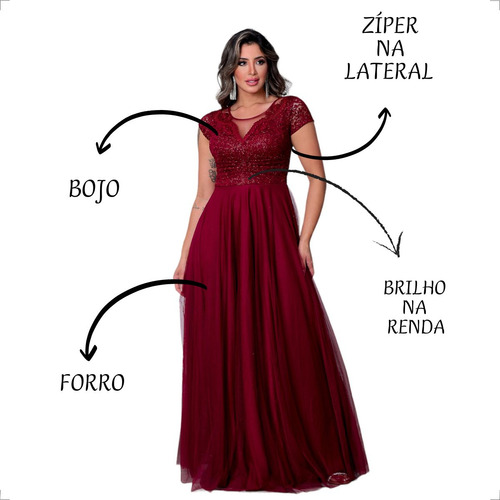 Vestido De Festa Azul Royal - Madrinha, Casamento Formatura