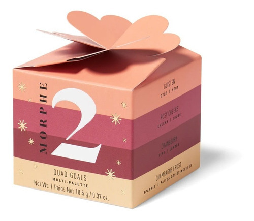 Morphe 2- Multipaleta Quad Goals - Glitz & Glow Color De La Sombra Glitz & Glow