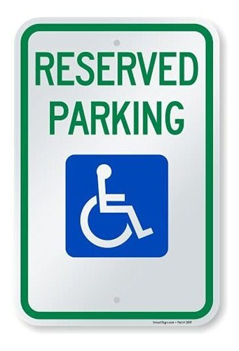 Estacionamiento Reservado  Federal Handicap Muestra Del Est