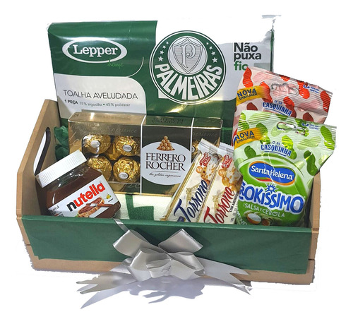 Cesta Presente Times De Futebol Chocolates Toalha Original