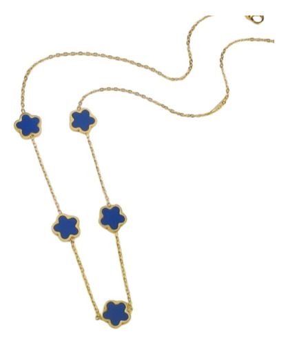 Set Collar, Aretes Y Pulsera Flor + Caja De Regalo