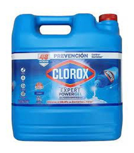 Clorox Gel Cloro Elimina 99.9% Virus 10 Lt Listo Para Usar