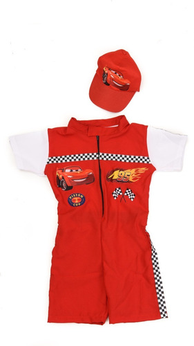 Disfraz Corredor Auto Cars Rayo Mcqueen Verano