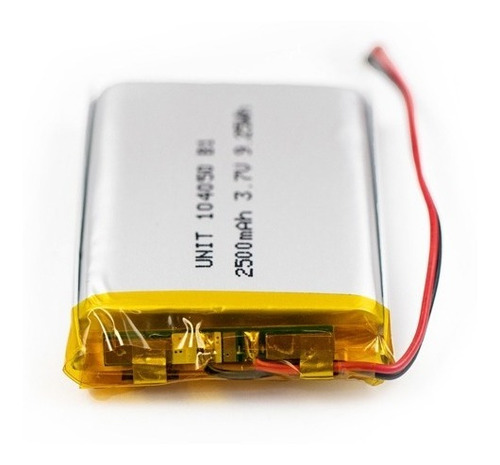2500mah Bateria Recargable Lipo 104050 3.7v 50x40x10 Mm