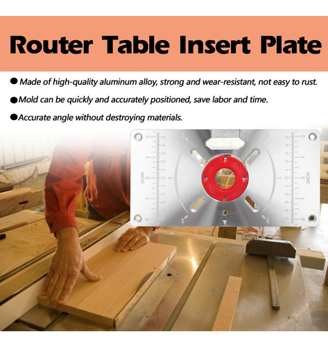 Router Inserto De Mesa Aluminio Carpinteria Multifuncional