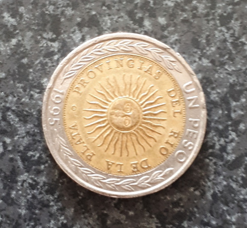 Moneda De 1 Peso Provingias Error Ortográfico.