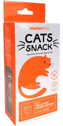 Cats Snack Galletas Con Catnip Pollo Con Hierba Gatera 80gr